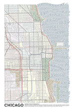 Load image into Gallery viewer, Chicago Typographic Poster