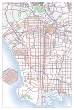 Load image into Gallery viewer, Los Angeles Typographic Poster