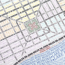 Load image into Gallery viewer, Madison Typographic Poster