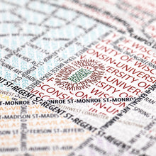 Load image into Gallery viewer, Madison Typographic Poster
