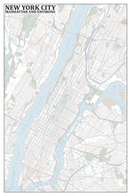 Load image into Gallery viewer, New York City Typographic Framed Poster
