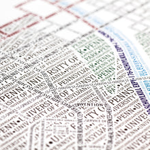 Load image into Gallery viewer, Philadelphia Typographic Poster