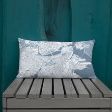 Load image into Gallery viewer, Boston Typographic Premium Pillow