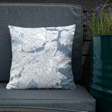 Load image into Gallery viewer, Boston Typographic Premium Pillow