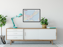 Load image into Gallery viewer, Madison Typographic Framed Poster