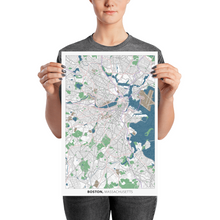 Load image into Gallery viewer, Boston Typographic Poster