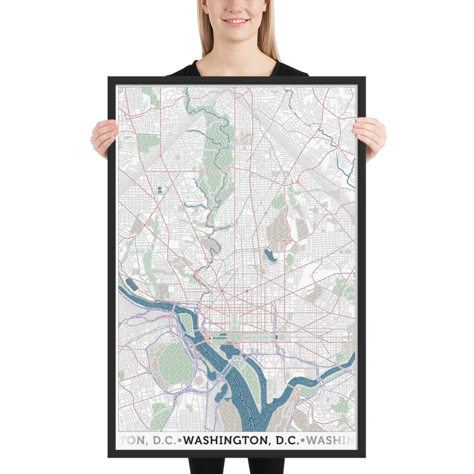 Washington DC Framed Poster