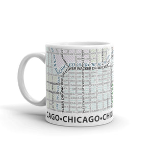 Chicago Typographic Mug