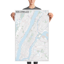 Load image into Gallery viewer, New York City Typographic Poster