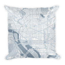 Load image into Gallery viewer, Washington DC Typographic Premium Pillow