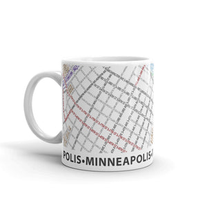 Minneapolis Typographic Mug