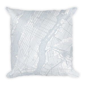 New York Typographic Premium Pillow