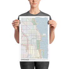 Load image into Gallery viewer, Chicago Typographic Poster