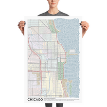 Load image into Gallery viewer, Chicago Typographic Poster