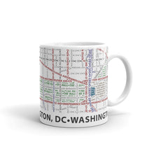 Load image into Gallery viewer, Washington DC Typographic Mug
