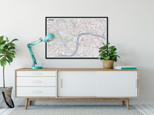 Load image into Gallery viewer, London Typographic Framed Poster