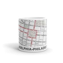 Load image into Gallery viewer, Philadelphia Typographic Mug