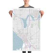 Load image into Gallery viewer, Seattle Typographic Poster