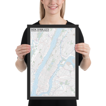 Load image into Gallery viewer, New York City Typographic Framed Poster