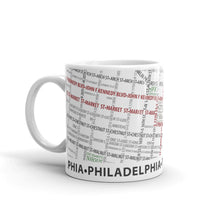 Load image into Gallery viewer, Philadelphia Typographic Mug
