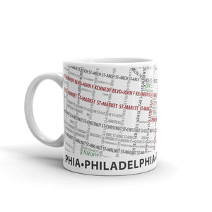 Philadelphia Typographic Mug