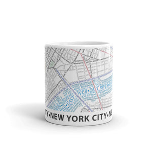 New York Typographic Mug