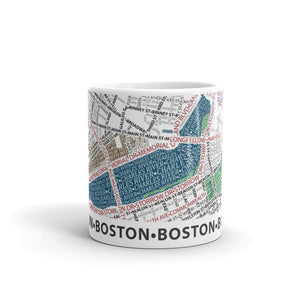 Boston Typographic Mug