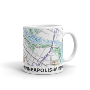 Minneapolis Typographic Mug