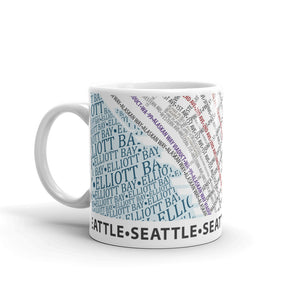 Seattle Typographic Mug